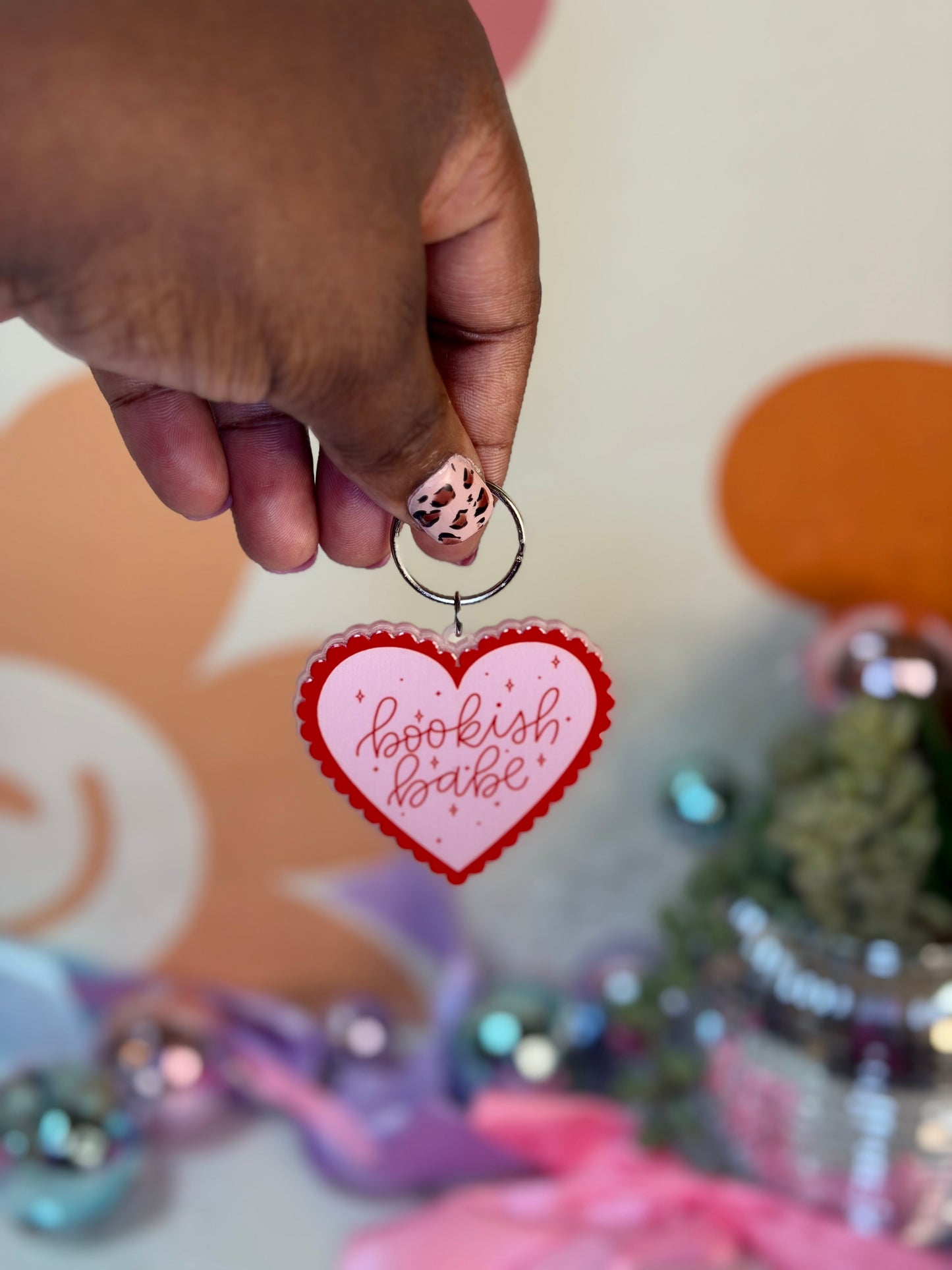 Bookish Babe keychain