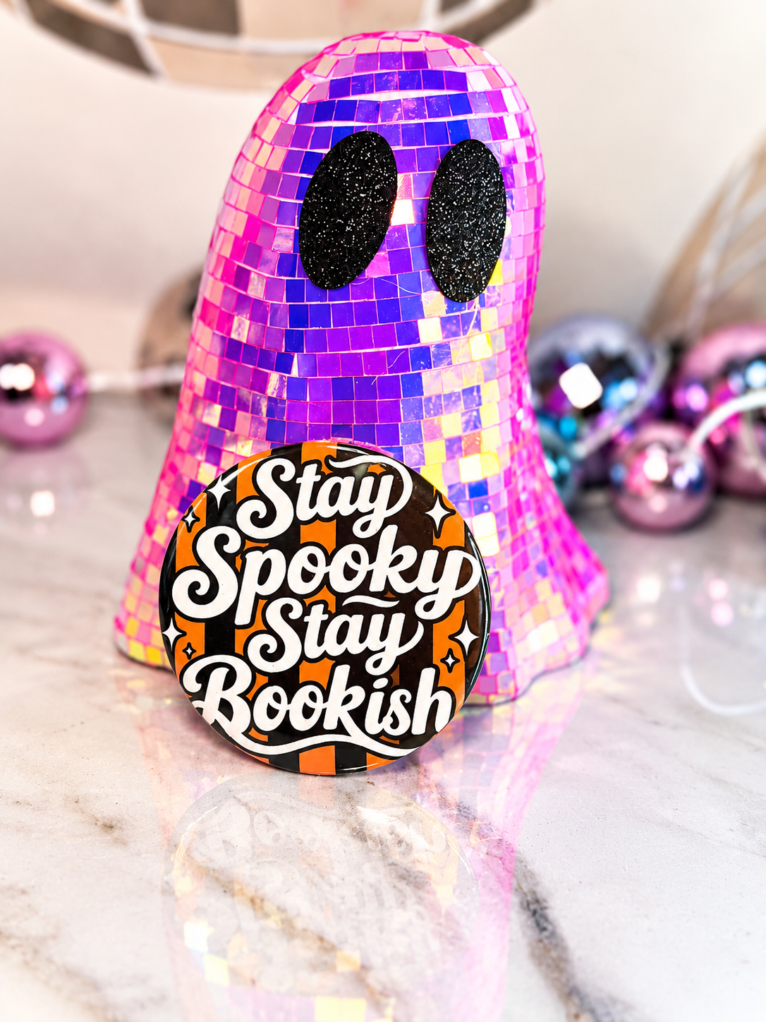 Stay spooky pin