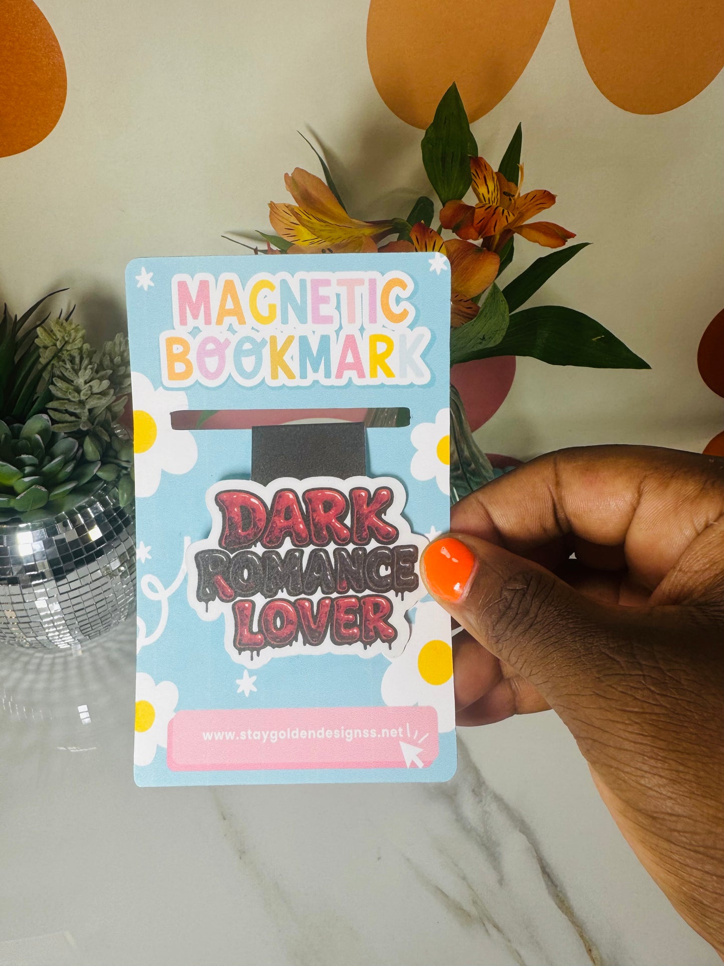 Dark Romance Lover magnetic bookmark
