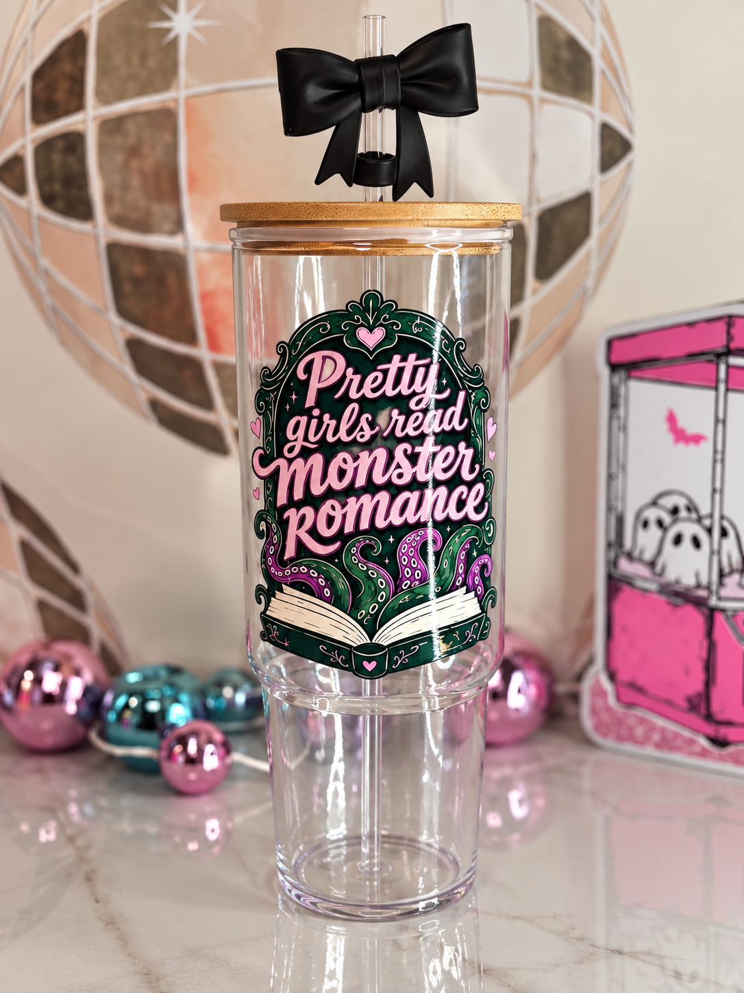 Pretty Girls Read Monster 40oz