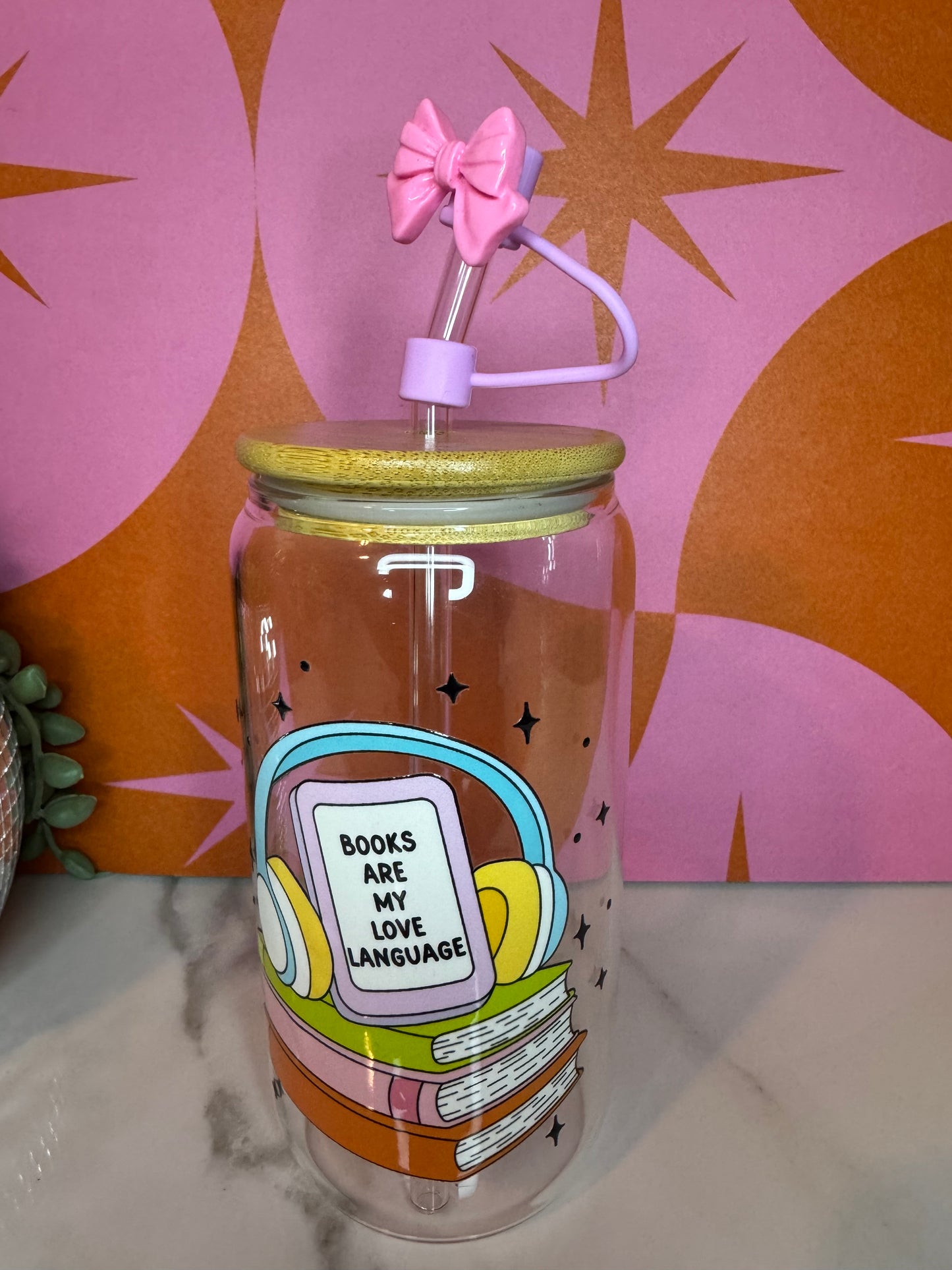 Books Are My Love Language 16 O.Z Cup