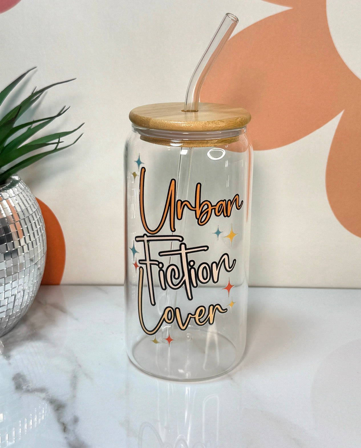 Urban Fiction Lover Glass Cup