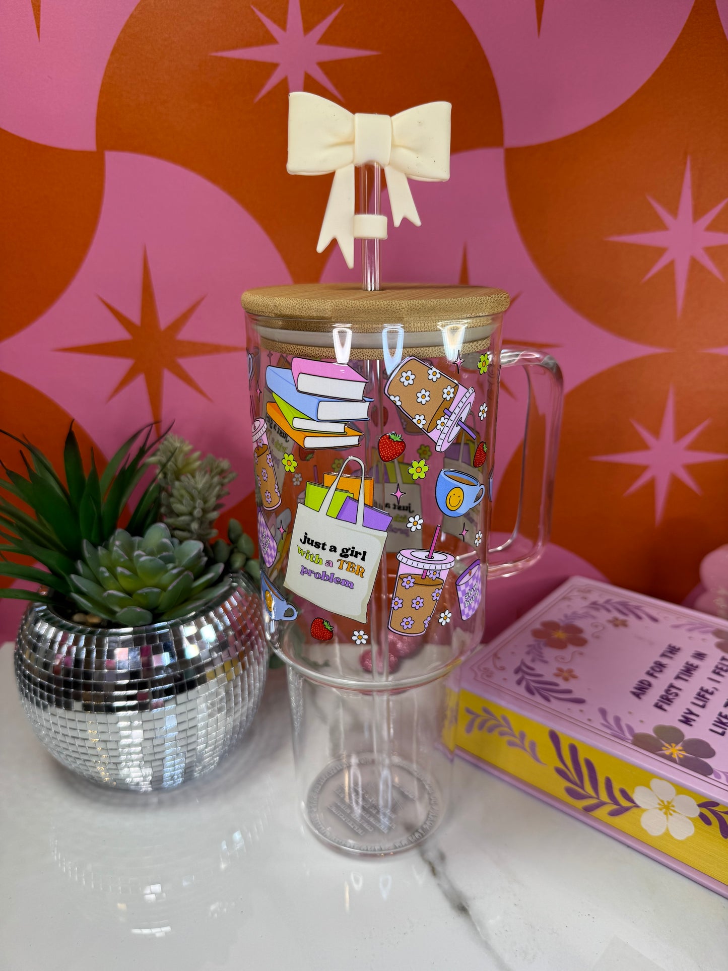 TBR  Problem 40 OZ Glass Tumbler