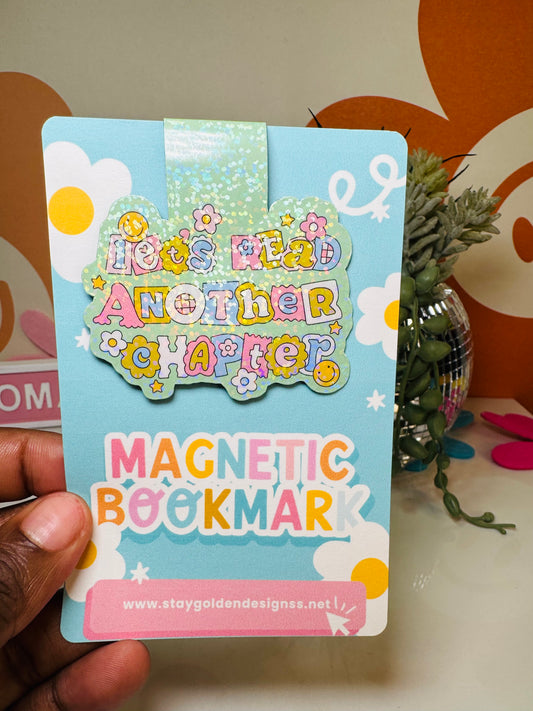 Let's Read Another Chapter Magnetic Bookmark