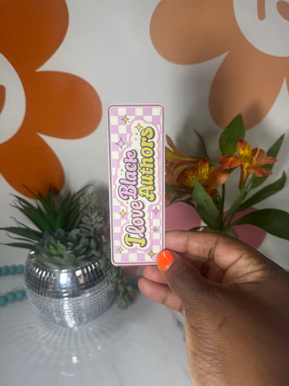 I love Blackk Authors Bookmark