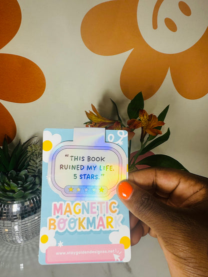 This Book Ruined My Life Magnetic Book Mark