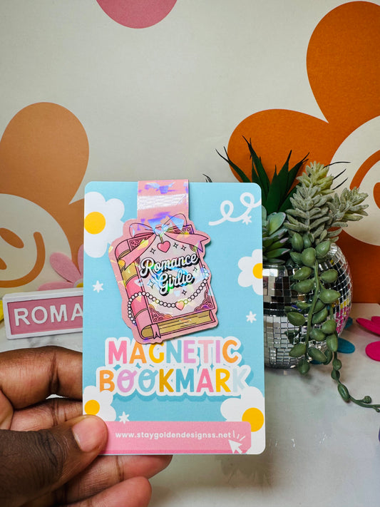 Romance Girlie Magnetic Bookmark