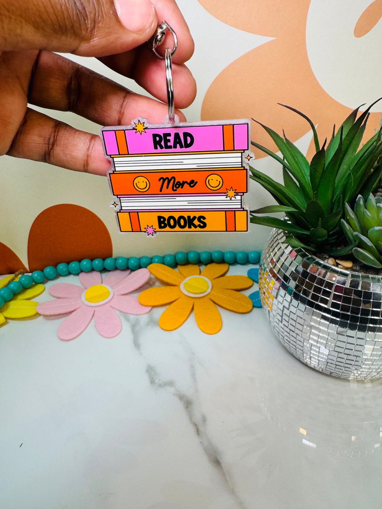Read More Books Keychain/charm