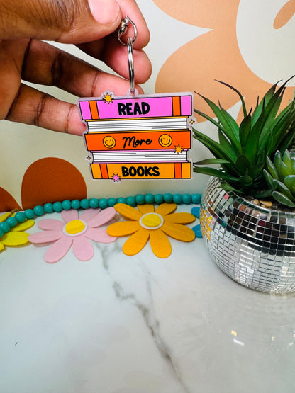 Read More Books Keychain/charm