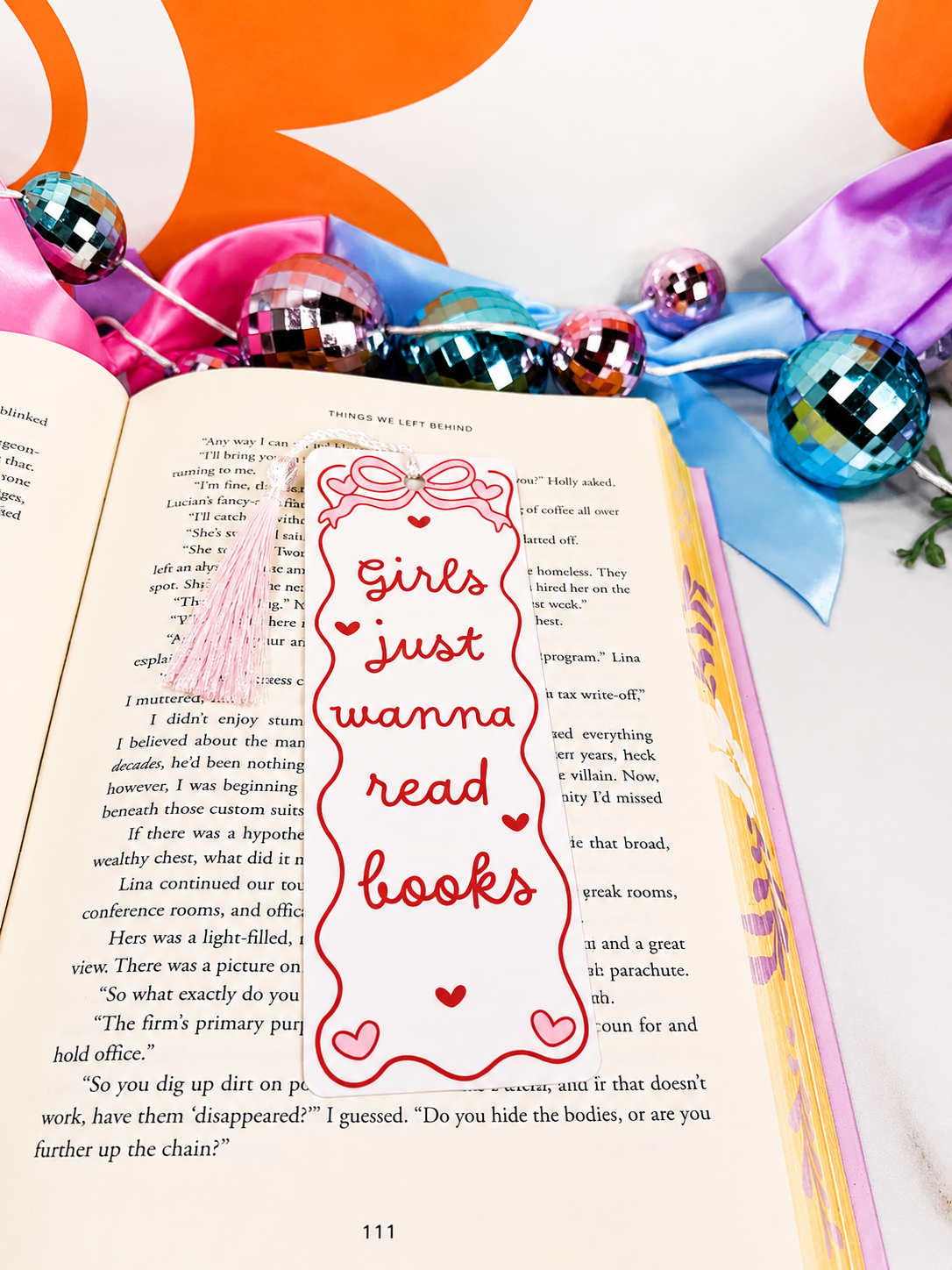 Girls just wanna Read Bookmark