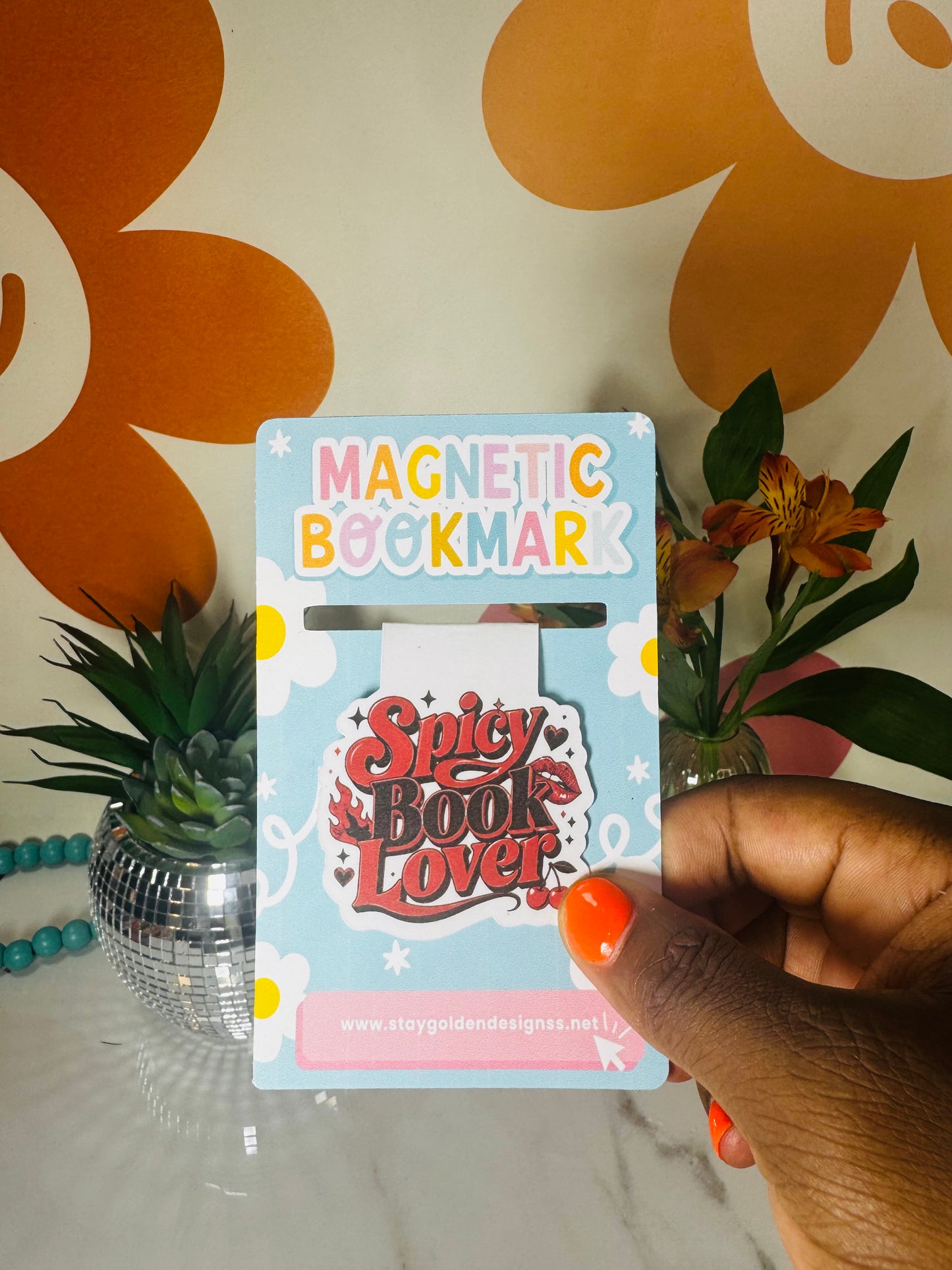 Spicy Book Lover Magnetic Bookmark