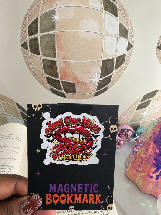 Magnetic Just one more Bite Bookmark