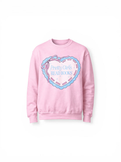 Pretty Girls ReadBooks Crewnecks