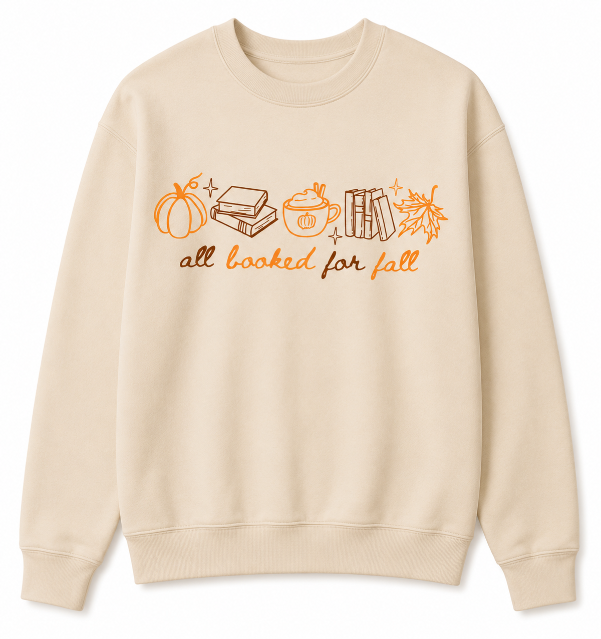All Booked For The Fall Crew Neck