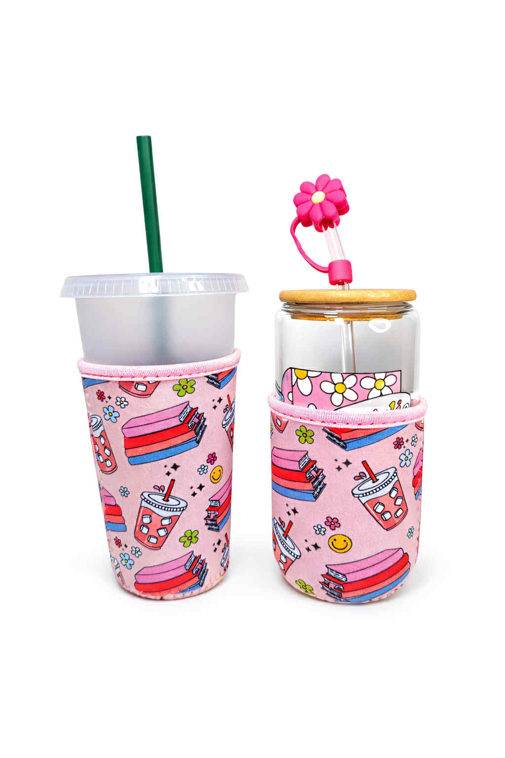 Coffee and Books Coffee Sleeve