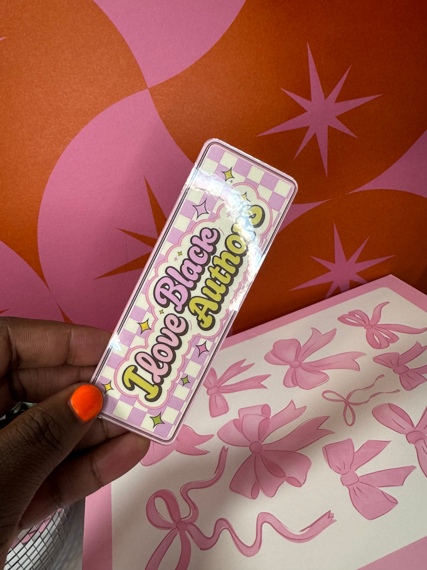 I love Blackk Authors Bookmark
