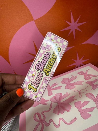 I love Blackk Authors Bookmark