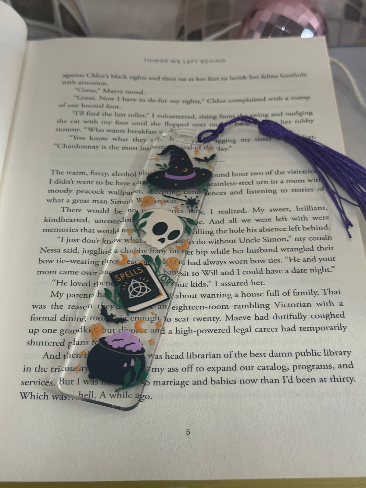 Acrylic Spell Bookmark