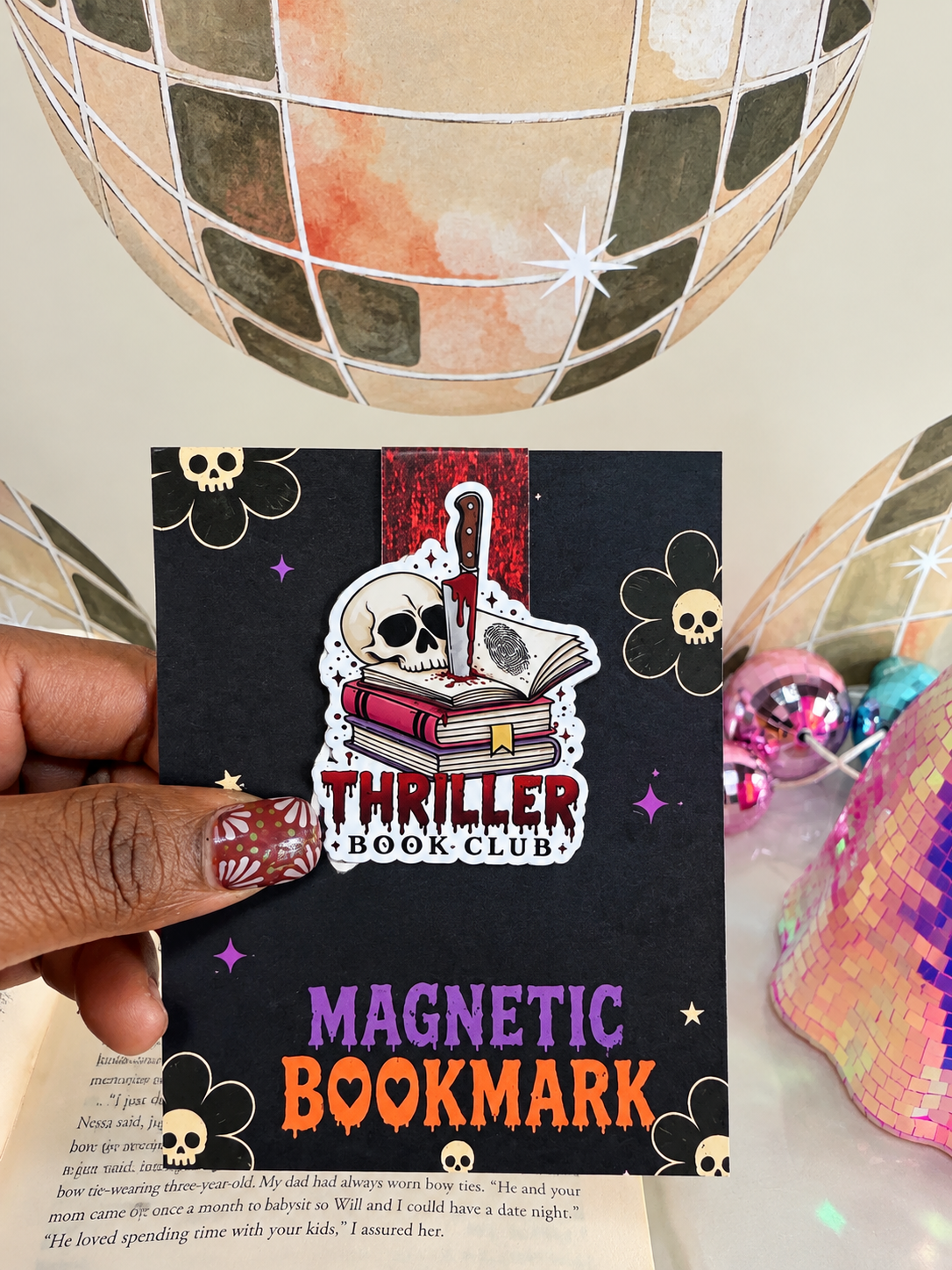 Thriller Magnetic Bookmark