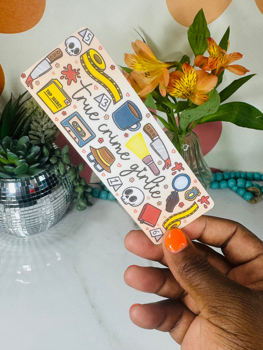 True crime girlie bookmark
