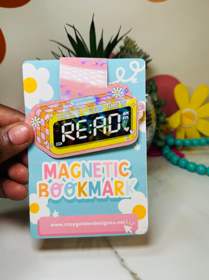 It's Always a Good time To Read Magnetic BookMark