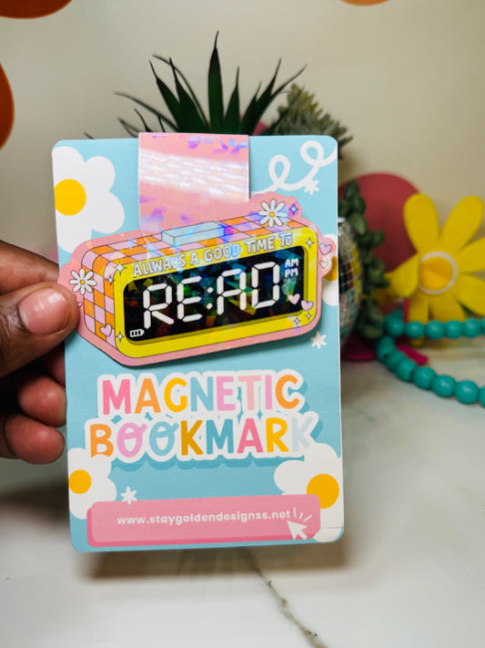 It's Always a Good time To Read Magnetic BookMark