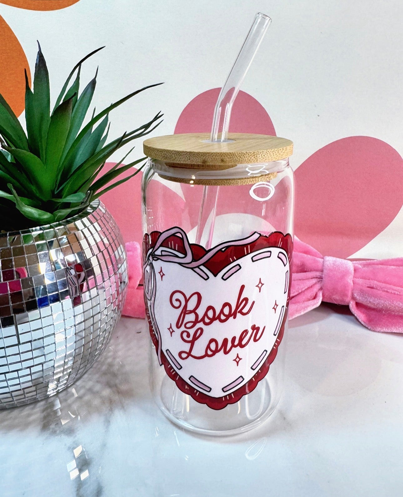 16 oz Book Lover Cute Cups