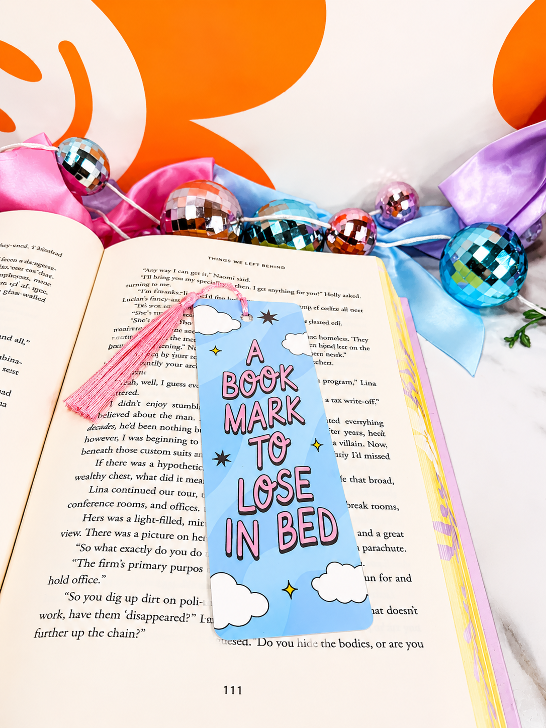 A Book Mark to lose in Bed