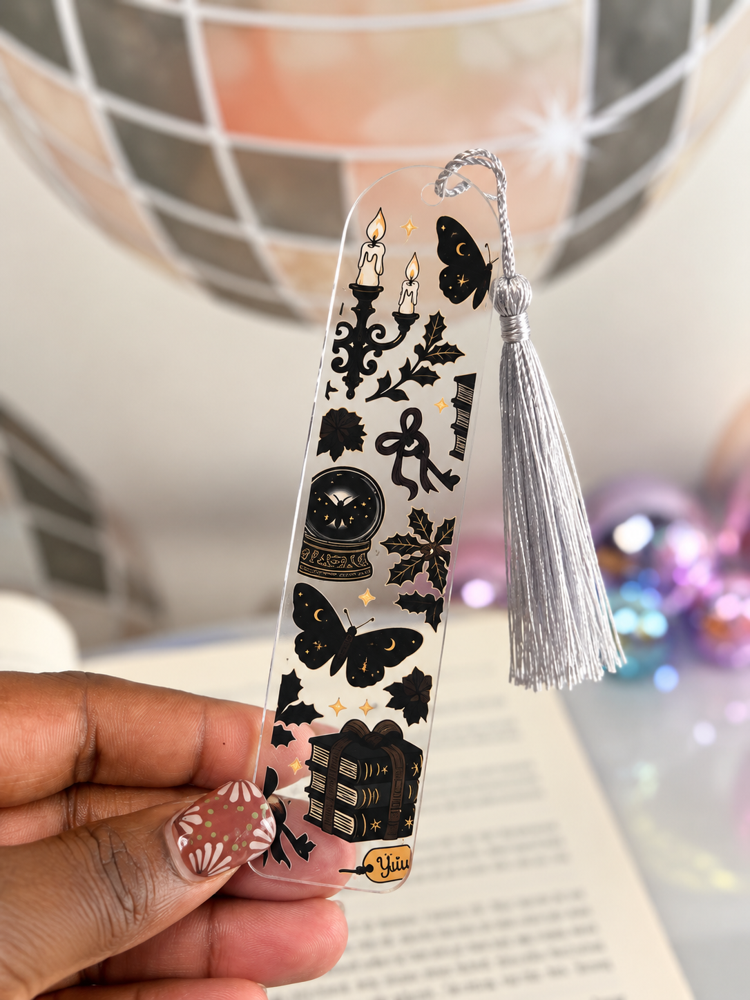 Acrylic DaRk Romance Bookmark