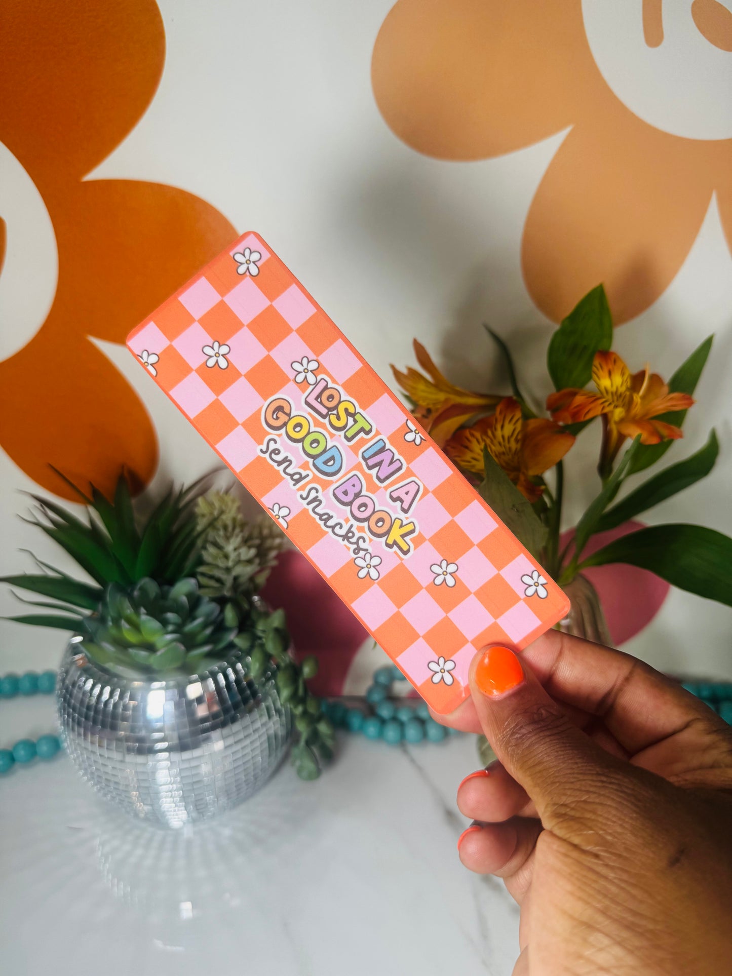 Lost In A Good Book Bring snacks bookmark