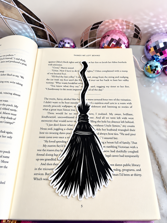 Witch Broom Bookmark