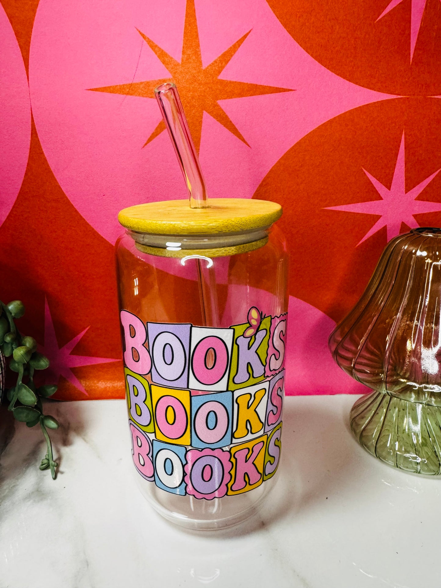 Books Books Books 16 Oz Cup