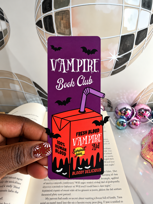 Vampire Book Club Bookmark