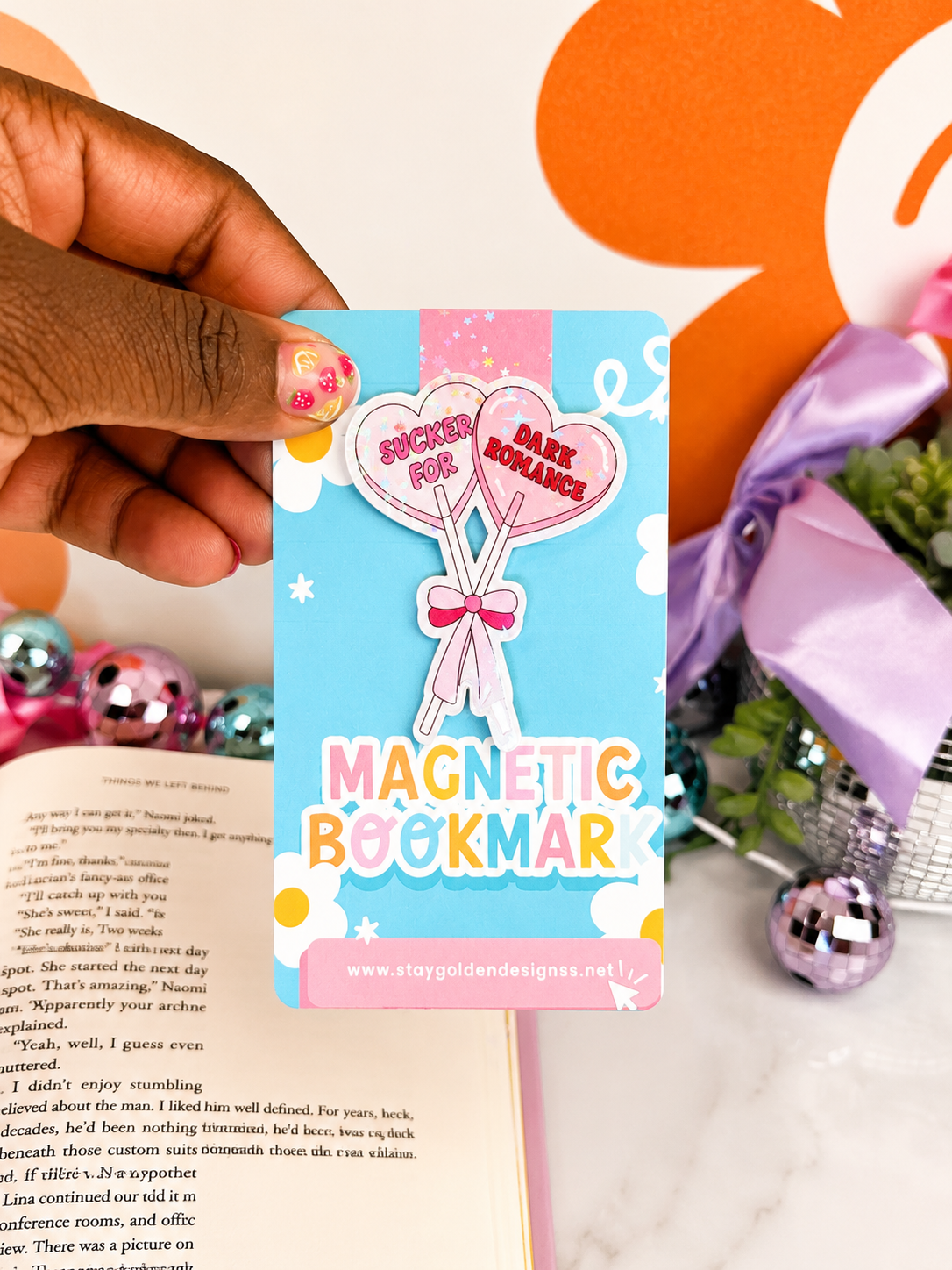 Sucker for Dark Romance Magnetic BookMark