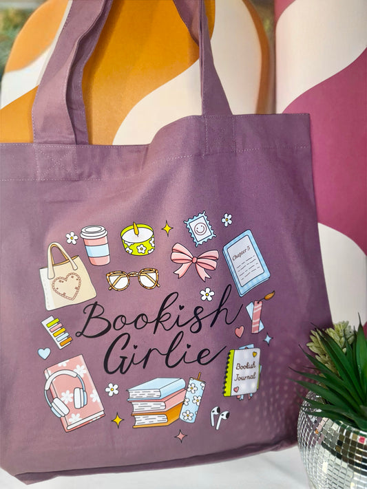 Bookish Girlie Tote Bag