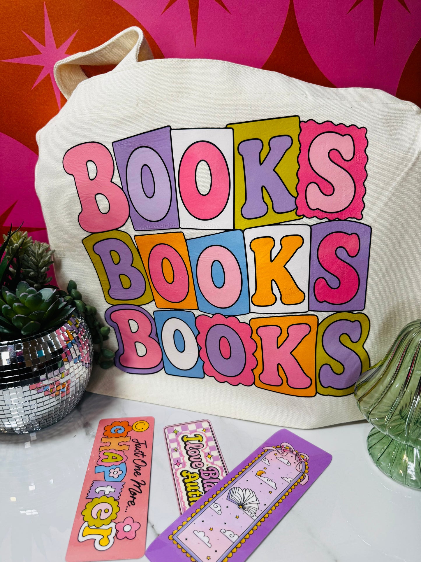 Books Books Books Tote