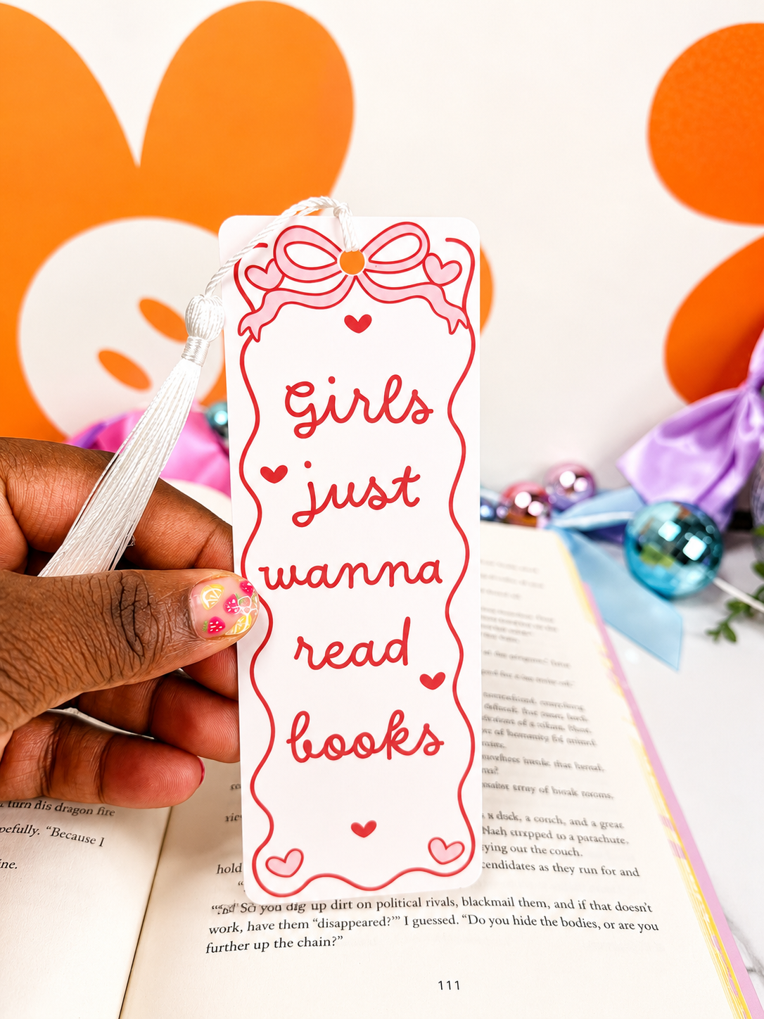 Girls just wanna Read Bookmark