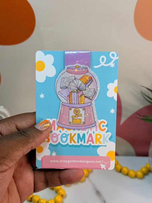 Book Machine Magnetic BookMark