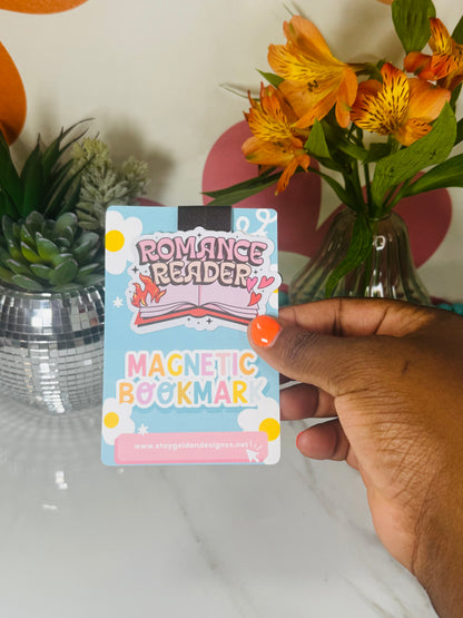 Romance Reader Magnetic Bookmark