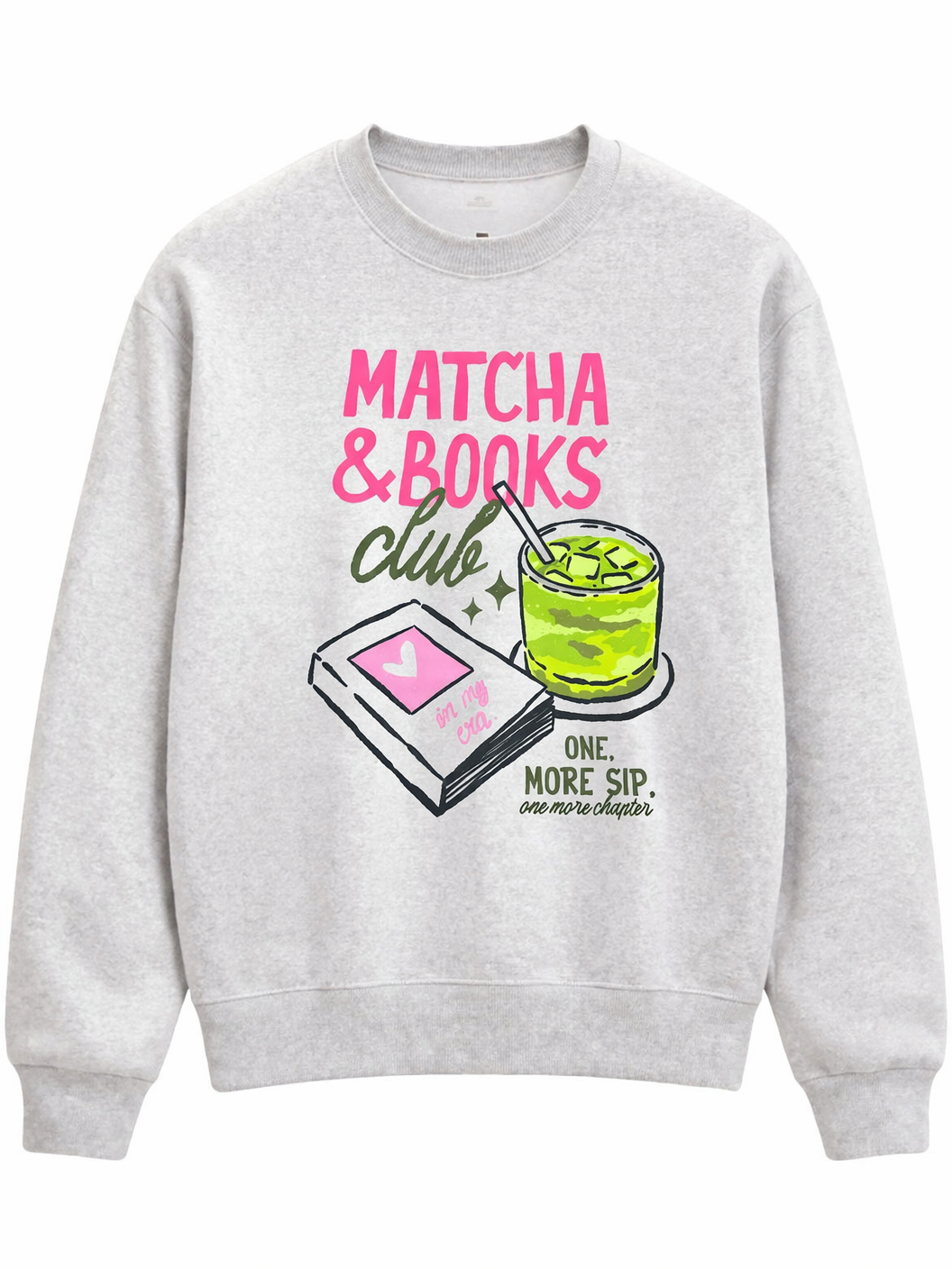 Matcha &Books Crewneck