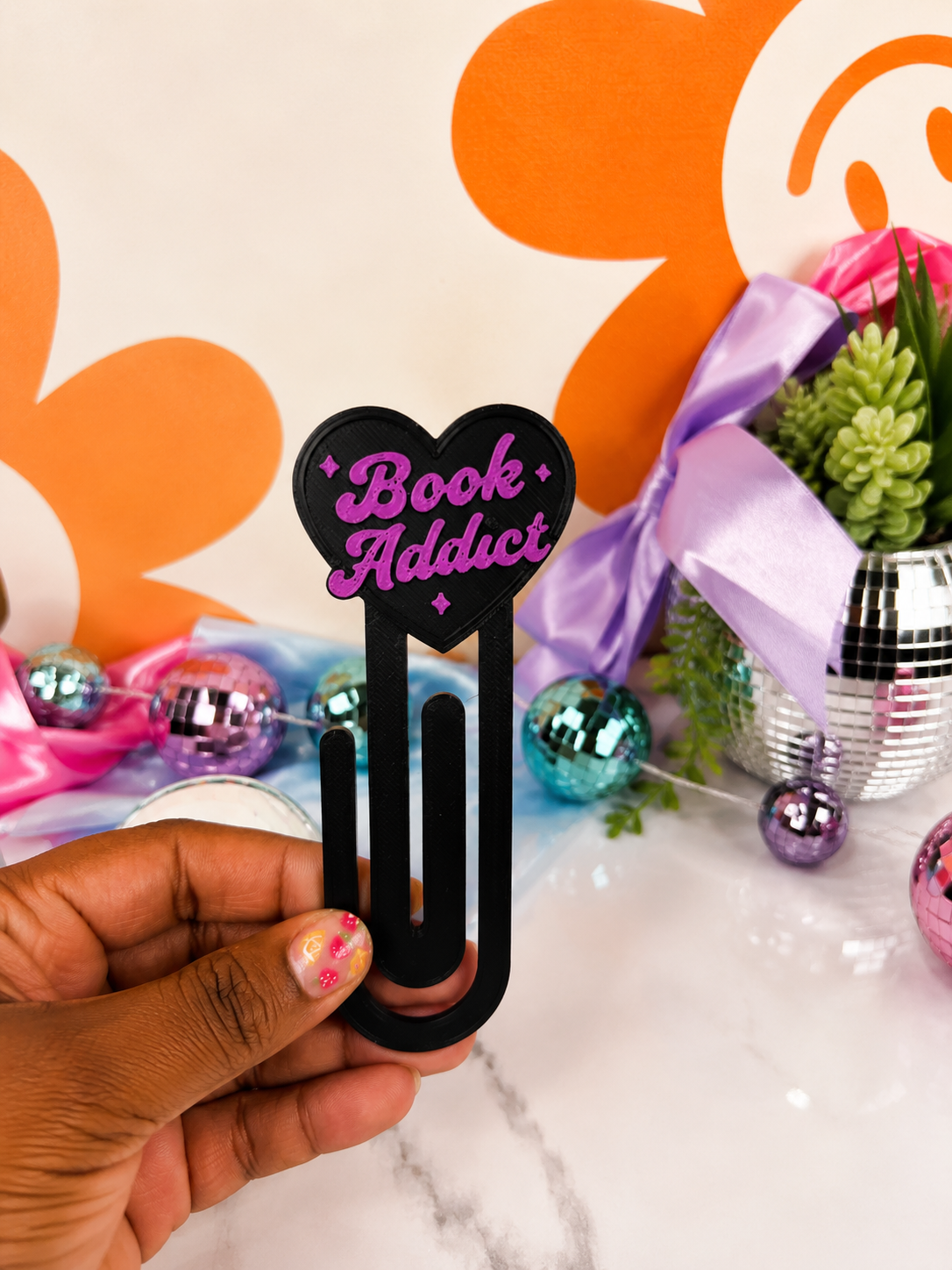 Book Addict clip bookmark