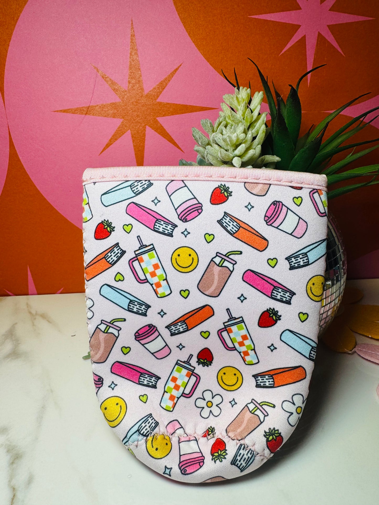 Cute Books and Drink Sleeve