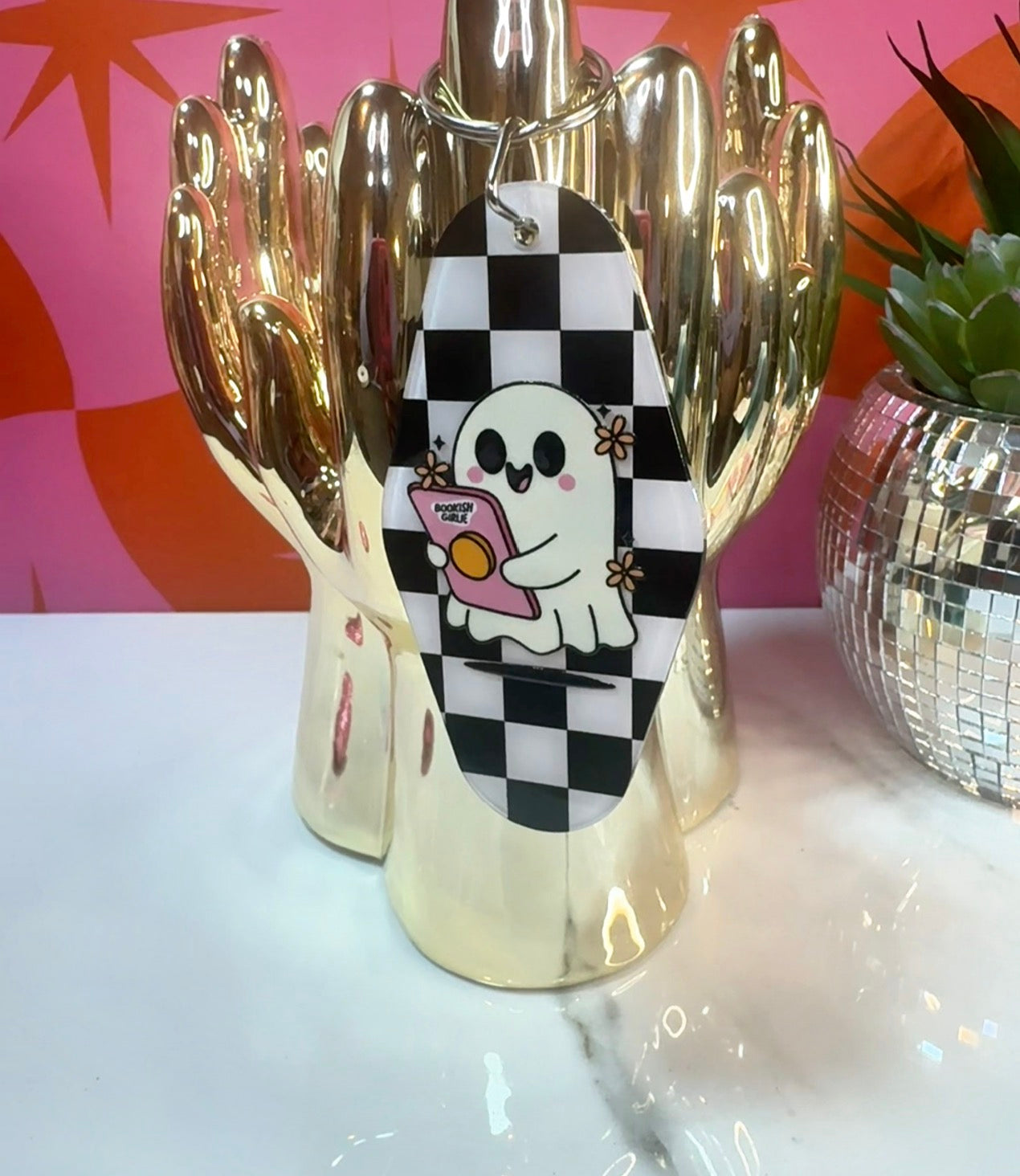 Kindle Ghost KeyChain