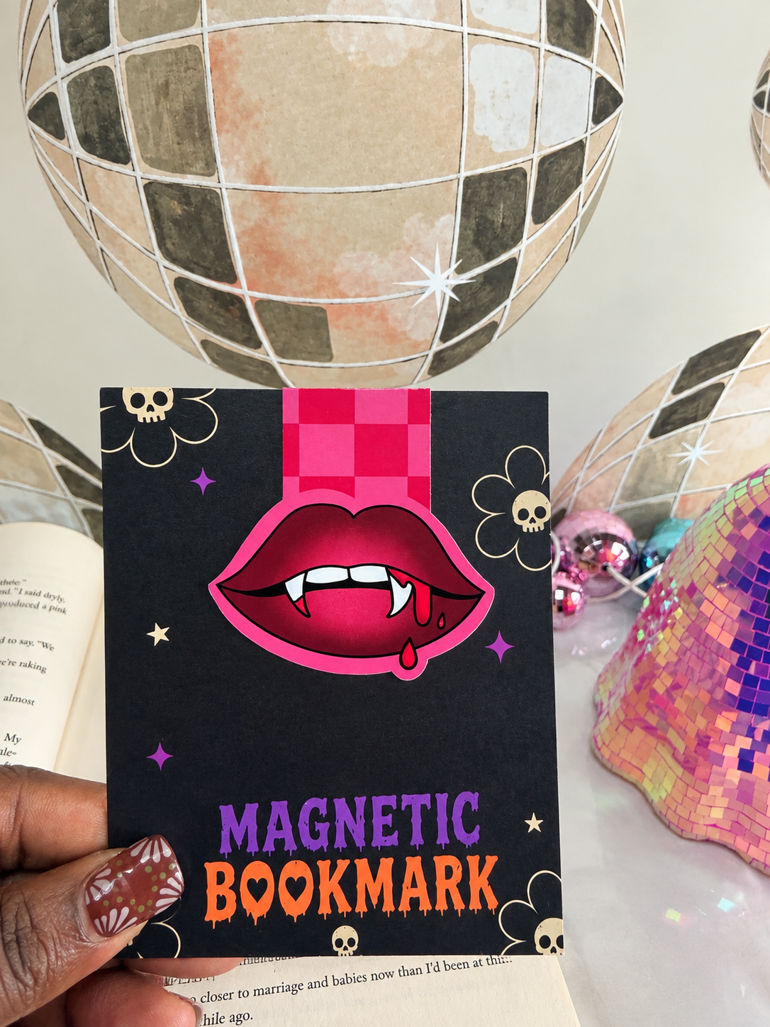 Red Magnetic Bookmark