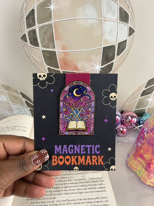 Pink Magnetic Bookmark