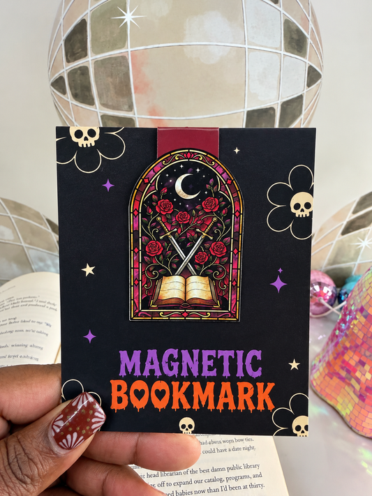 Magnetic Bookmark Roses