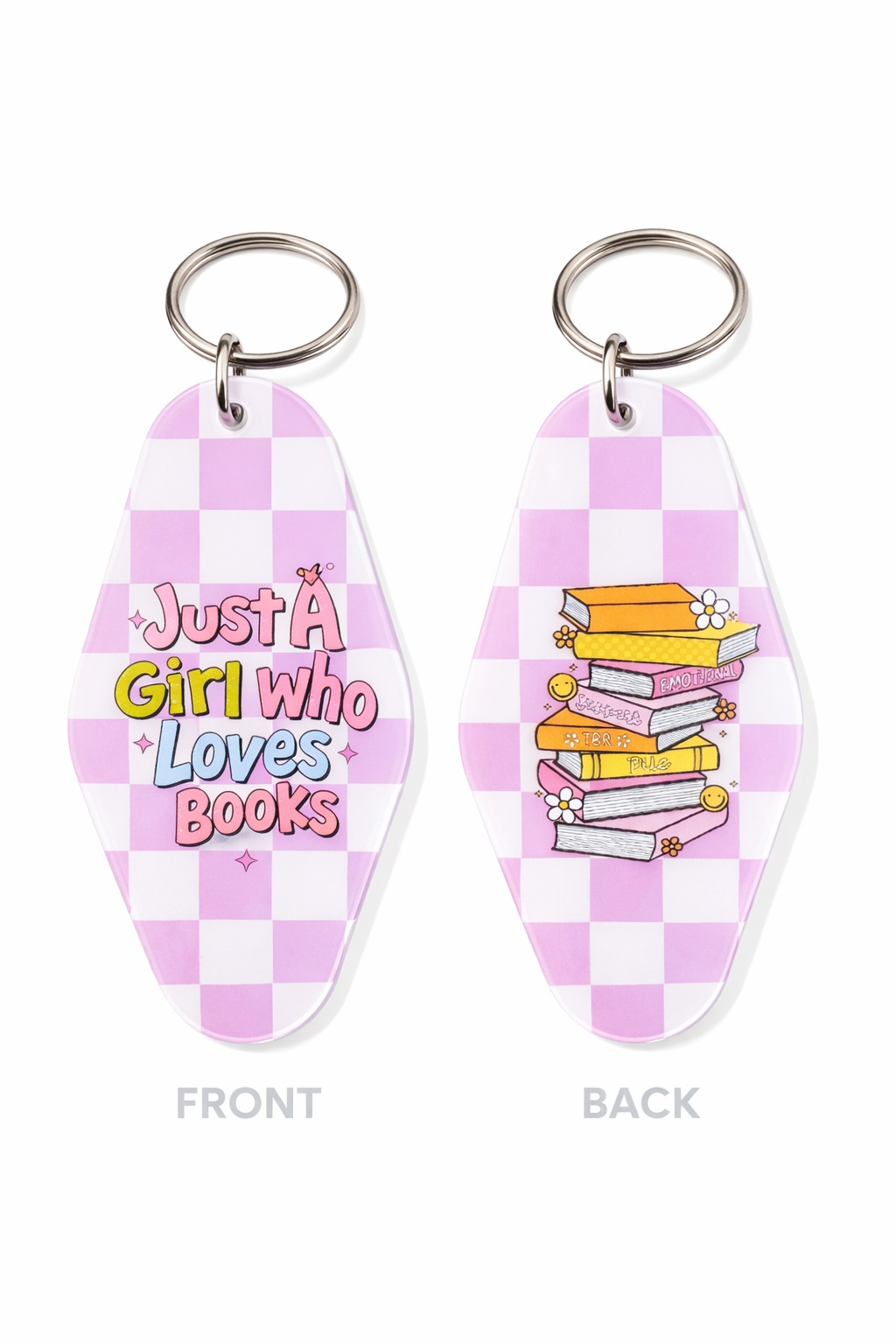 Just A Girl Who Loves Books KeyChain
