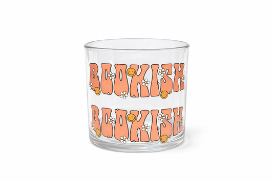 Bookish Glass Coffee Cup