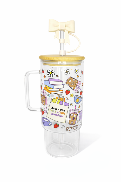 TBR  Problem 40 OZ Glass Tumbler