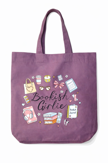 Bookish Girlie Tote Bag